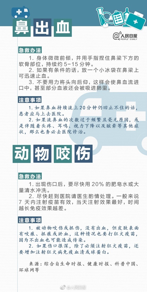 常识积累：安全急救常识