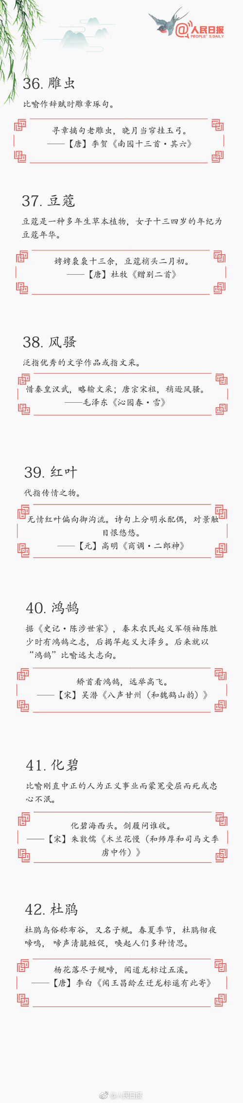 常识积累：70个诗词中的文化典故