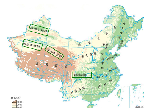 常识积累：中国四大盆地